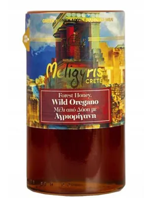 Produktbild von Meligyris Kreta Waldhonig mit wildem Oregano 450 g