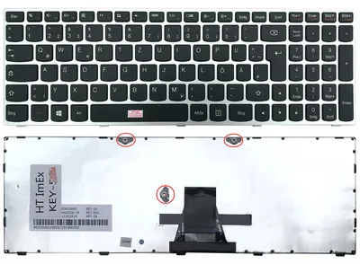 Produktbild von DEUTSCHE - Tastatur mit Beleuchtung für Lenovo G50-30 (80G0), B71-80 (80RJ)