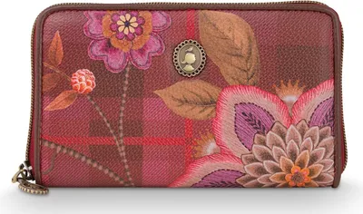 Produktbild von Pip Studio Willow Wallet Flores Felices Farbe Red Größe 18x3x11cm
