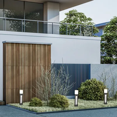 Produktbild von Rabalux 77131 Stehlampen für Aussen Leitha LED 12 Aluminium Kunststoff schwarz