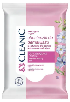 Image de Lingettes démaquillantes Cleanic, 10 pièces