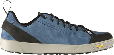 Zustiegsschuhe NES in Blau von Tenaya; mit grauer Sohle und schwarzem Detail.