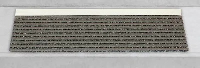 Produktbild von Sicherheitsstufenmatte - Außenstufenmatte Salz-Pfeffer ohne Profil - 1 Stück (Verarbeitungstemperatur ab 15°C)