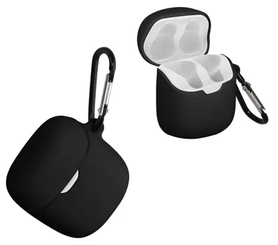Produktbild von kwmobile Hülle kompatibel mit JBL Tune 220TWS / 225TWS Hülle - Kopfhörer Case - TPU Silikon Cover - Schutzhülle in Schwarz