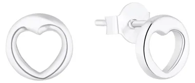 Produktbild von s.Oliver Damen Ohrstecker 2035754 Herz Silber