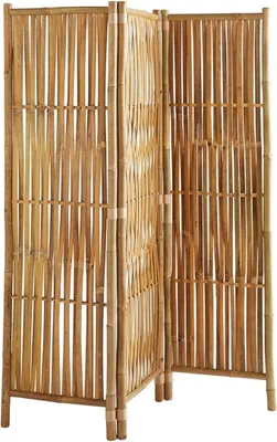 Produktbild von Silecomplaza Paravent aus Bambus – Natur – 160 x 139 cm