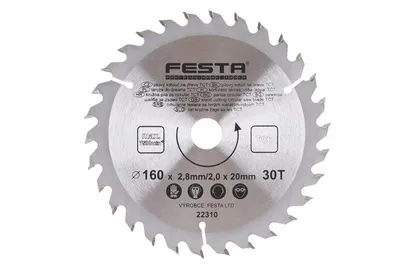 Produktbild von Kreissägeblatt für Holz TCT 160mm/2. 8/20/30