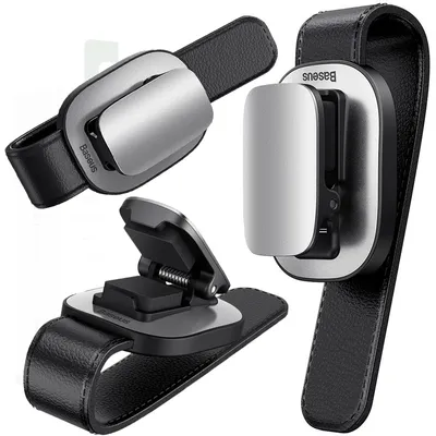 Produktbild von Baseus Brillenhalter für das Auto – Silber KP38046