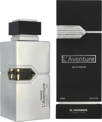 Produktbild von Al Haramain L'Aventure 200ml, Männer, 200 ml, Bergamotte, Elemi, Zitrone, Jasmin, Maiglöckchen, Holz, Bernstein, Moschus, Patschuli, Spray