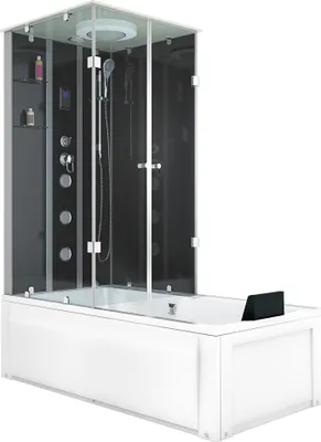 Produktbild von Whirlpool Dusche Kombination K05-R31-WP Duschtempel 90x180 cm