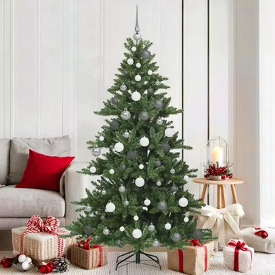 Immagine prodotto di Mobili Albero di Natale artificiale pieghevole con 300 LED 180 cm PVC - Ghirlande di Natale 3397665