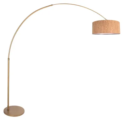 Image de Lampadaire - bronze - Sparkled Light - métal textile - Ø 45cm - E27 - 4335BR - Steinhauer