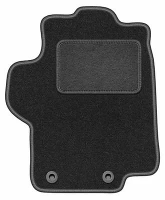Produktbild von Fahrermatte Velours für Peugeot 1007 2004-2009 (Minivan) – 1-tlg, Graphit, passgenau – Wielganizator LUX