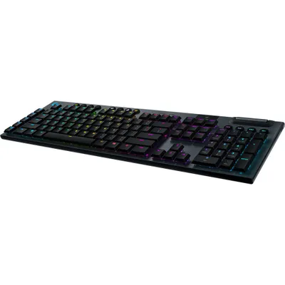 Obrázok produktu pre Logitech G 920-008906, Bezdrôtový, RF Wireless + Bluetooth, Mechanický spínač kláves, QWERTY, RGB LED, Čierna