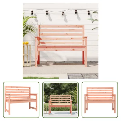 Produktbild von The Living Store Gartenbank 109x48x91,5 cm Massivholz Douglasie