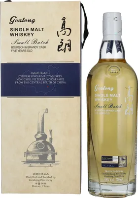 Produktbild von GOALONG 5 Years Old FIVE CASKS Small Batch Whisky 48% Vol. 0,7l in Geschenkbox