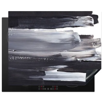 Obrázek produktu pro KitchenYeah® Kryt varné desky barva - černá - design, 65x52cm, dekorace do kuchyně, keramický kryt varné desky, krycí deska na varnou desku