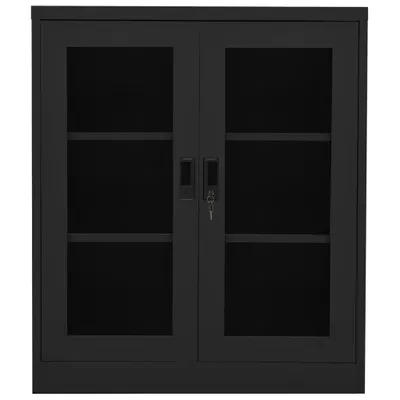 Immagine prodotto di Armadio per Ufficio Antracite 90x40x105 cm in Acciaio