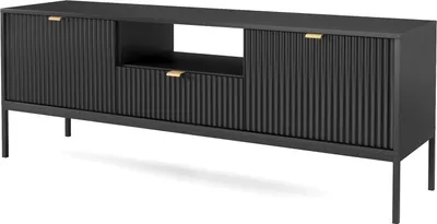 Obrázek produktu pro Nábytek24 TV skříňka Nova RTV154 spodní skříňka lowboard 2 dvířka 1 zásuvka černá