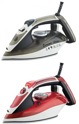 Produktbild von CZ Dampfbügeleisen. SERENA, B-4813, grau, rot