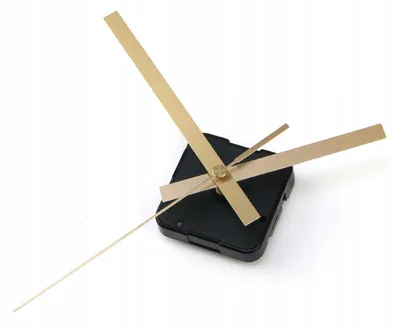 Produktbild von Leises Quarzwerk, goldene Zeiger, 11,5 cm