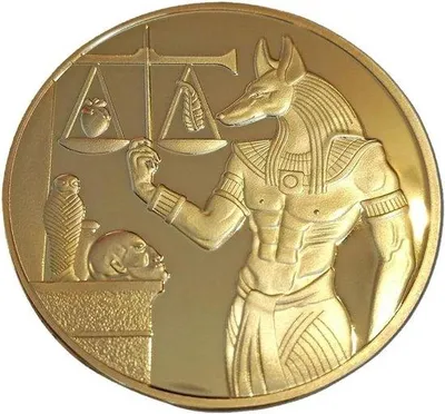 Immagine prodotto di Moneta egizia di Anubi, oggetto da collezione
