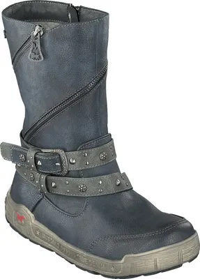 Produktbild von Mustang Damen Stiefelette Warmfutter Kurzstiefel 1290-606, Größe:38 EU, Farbe:Blau