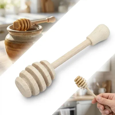 Immagine prodotto di Cucchiaio di legno per miele, 10 cm, in faggio, 1 pezzo