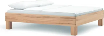 Produktbild von Dico Wildeiche Massivholz Bettrahmen Cloud 003.41 ohne Kopfteil, durchgehende Lamelle