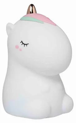 Image de Pour enfants, veilleuse licorne Tiny - Multicolore | par Little L