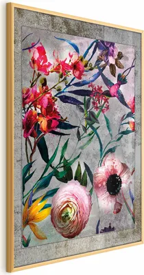 Produktbild von Posterpapier Poster - Rustic Flowers 40x60 cm Blumen b-C-0285-ao-a