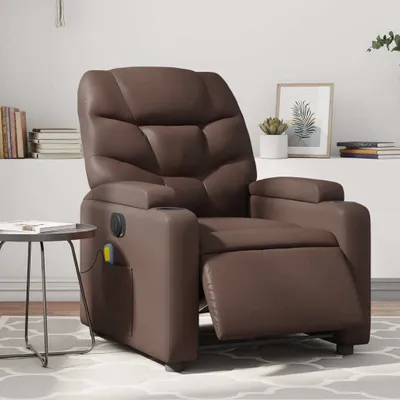 Produktbild von Massagesessel Fernsehsesel Elektrisch Braun Kunstleder 3204653