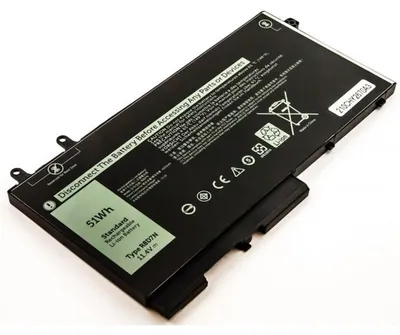 Produktbild von Akku für Dell R8D7N Li-Pol 11,4 Volt 4450 mAh schwarz