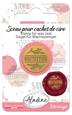 Productafbeelding van Zegel voor wasstempel, uitnodiging