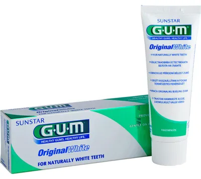 Image de GUM Dentifrice Original White 75 ml