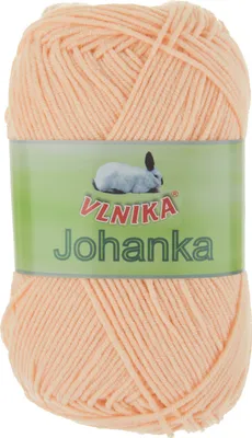 10 x 50g Strickgarn Johanka Strick-Wolle Handstrickgarn Sommergarn apricot