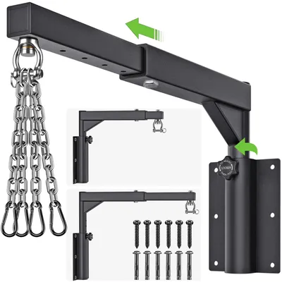 Obrázek produktu pro Heavy Duty držák boxovacího pytle - nástěnná montáž s nastavitelnou výškou