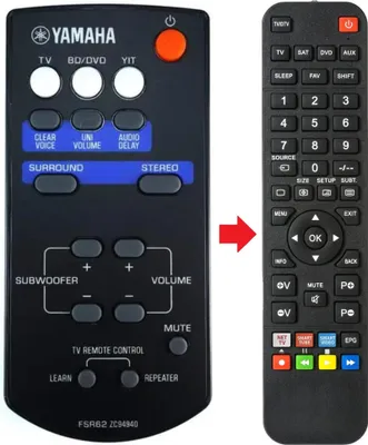 Produktbild von Fernbedienung geeignet für YAMAHA YAS-CU201