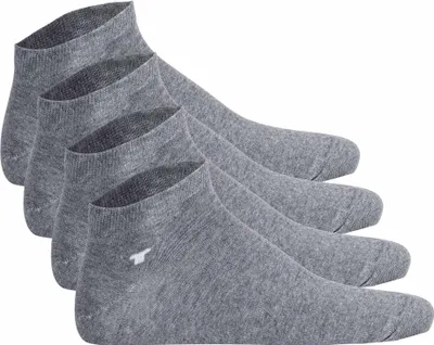 Produktbild von TOM TAILOR Uni Socken, 4er Pack - Basic, Sneakersocken, einfarbig