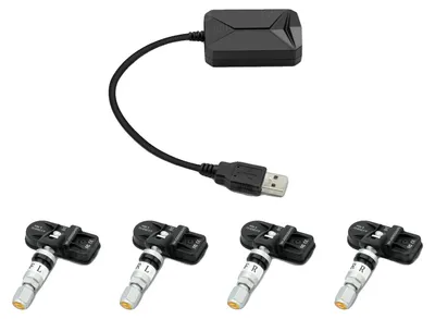 Imagen del producto de Sistema de monitoreo de presión de máticos, sensores internos, conectividad USB, TPMS08