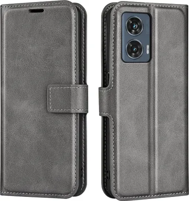 Produktbild von Motorola Edge 50 Fusion Hülle - Coverup Deluxe Klapphülle - Grau
