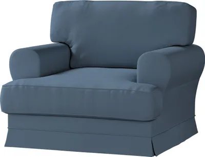 Produktbild von Dekoria Bezug für Ekeskog Sessel, blau, Bezug für Ekeskog Sessel