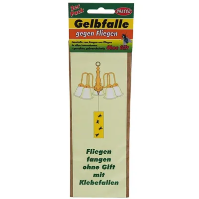 Produktbild von Braeco Gelbfalle 2er zum Aufhängen