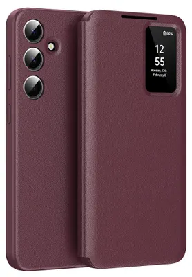 Zdjęcie produktu dla Techsuit - SmartView Series etui do Samsung Galaxy S25 - czerwone