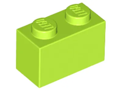 Produktbild von Lego® 1 Stück 3004 Stein Brick 1x2 Part Basic Steine 1 Lime