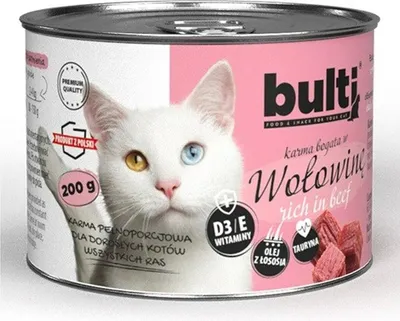 Produktbild von BULTI Luncheon Meat reich an Rindfleisch für Katzen 200g