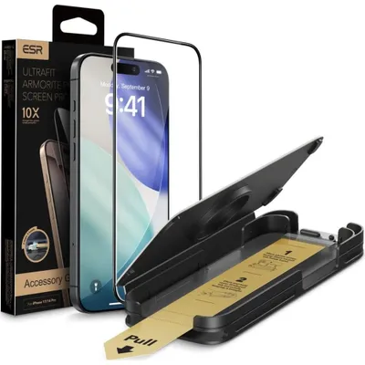 Obrázek produktu pro ESR - Armorite Pro UltraFit ochranné sklo pro iPhone 18 Pro Max / iPhone 17 Pro Max - černé