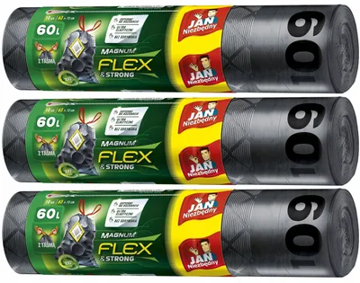 Immagine prodotto di Worki na śmieci JAN N. Magnum 60L 10 sztuk