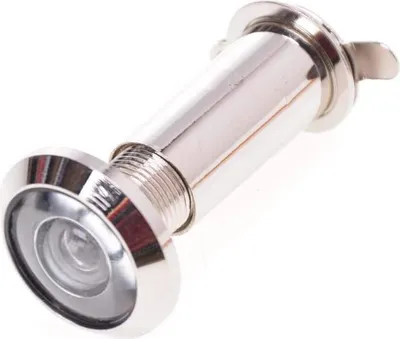 Produktbild von Aqbau® Wizjer drzwiowy z osłoną prywatności I Szerokokątny metalowy wizjer drzwiowy I Otwór wiercony Ø 16 mm Osłona wizjera drzwiowego 200° I Szpieg z osłoną prywatności Zabezpieczenie drzwi 37-60 mm