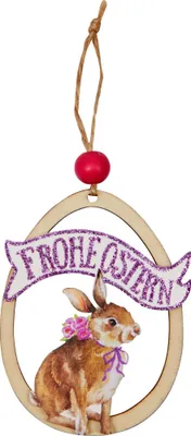 Produktbild von Holz-Anhänger Frohe Ostern